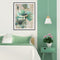 Digital Paint Flowers Painted By Numbers On Canvas Wall