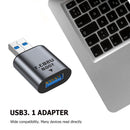 USB3.1 Gen2 Charging Data Transfer Adapter (USB 3.1 Male to USB 3.1 Female)