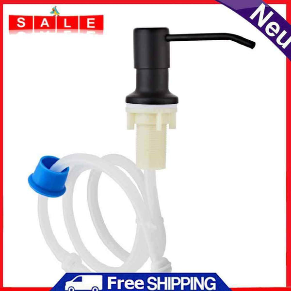 Stainless Steel Lotion Pump Head Tube Liquid Soap Dispenser Extension Tube Kit