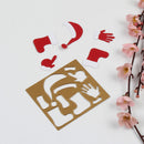 Christmas Clothes Set Metal Cutting Dies Stencils DIY Embossing Card Decor-