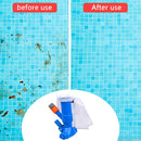 Pool Vacuum Cleaner Kit - Attaches to Hose Fountain Cleaning Tool (1 US) Newly