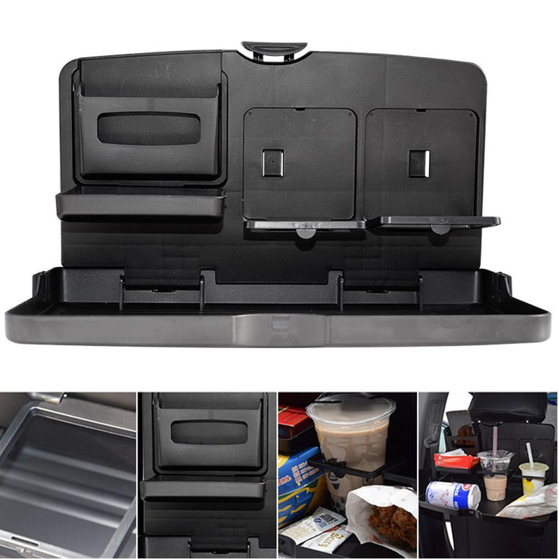 Universal Cup Holder Car Car Rear Seat Table Drinks Folding Stand Desk
