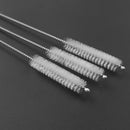 Stainless Steel Straw Cleaning Brush Bar Home Drinking Pipe Straws Washer Newly