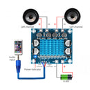 HD Audio Power Amplifier Board 100db SNR 3A 30W+30W Stereo 4-82 Output Impedance