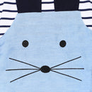 Kids Children Long Sleeve Striped Denim T-shirt Dress Girls Casual Dress