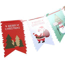 Christmas Decorative Hanging Flag Banner Home Party Ornament (Pattern 2)