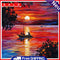 Sea Sunset Oil Paint By Numbers DIY Acrylic Painting Wall Art Picture Gifts Kit