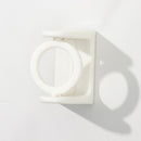 Nail Free Adjustable Shelf Adhesive Round Hook Hanging Rack Curtain Rod Holder