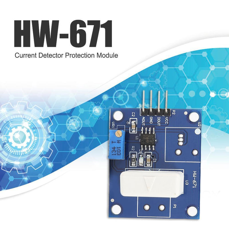 1pcs DC5V 0.5A-35A Range Hall Current Sensor Module WCS1800 Protection Module