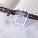 Acrylic Stamp Block Clear Stamping Tool Set with Grid Line Craft (4x5cm) Newly