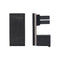 ATX 6 Pin Female to Male 180 Degree Down Angled Adapter for Graphics Card