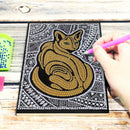 DIY Cat Special Shaped Diamond Painting 50 Pages A5 Sketchbook Drawing Book Gift