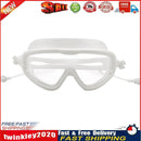 Swimming Goggles with Earplugs Waterproof Adults Diving Eyewear (White) Newly