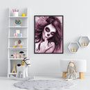 Acrylic Oil Painting By Numbers Female Skeleton Digital Picture Home Wall Decor