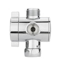 Adjustable Switch 3-Way Connector Shower Head Shunt T-adapter Diverter Valve