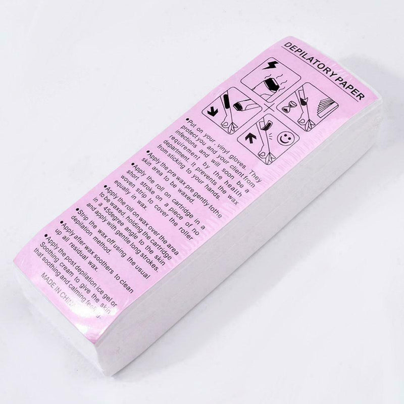 Depilatory Paper Waxing Strips Non-woven Hair-removing Face Leg Paper L3O6
