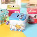 Metal Cute Children Gifts Cartoon Saving Cash Coin Piggy Bank Money Boxes