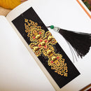 2x DIY Diamond Painting Leather Bookmarks Tassel Cross Embroidery Page Marker