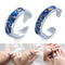 Day Present Romantic Weddings Van Gogh Couple Rings Starry Sky Adjustable