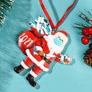 Christmas Ornament Vaccine Pendants Survivor Santa Claus Xmas Tree Hanging
