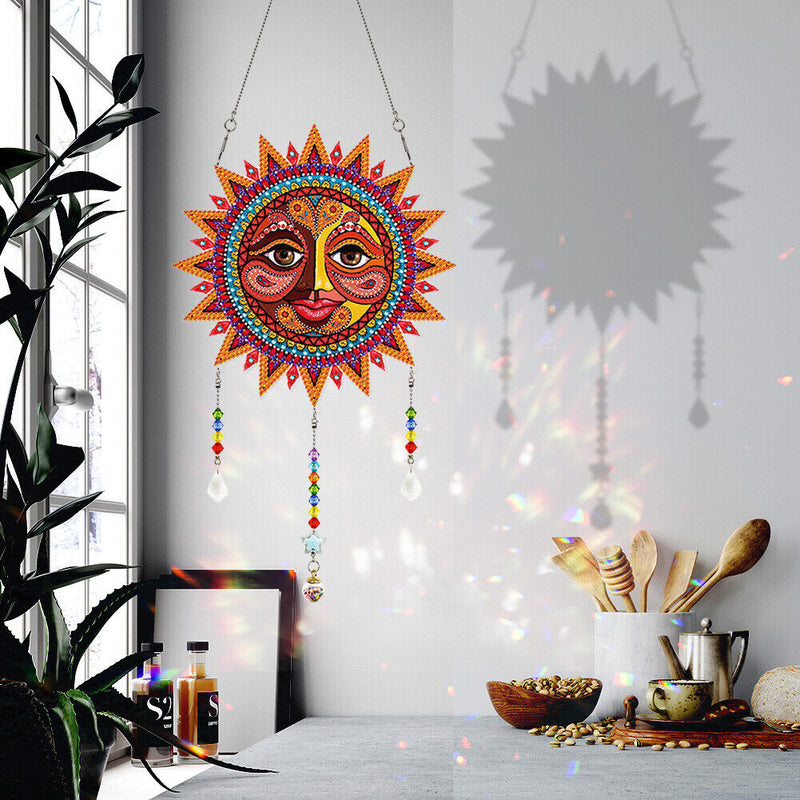 Teardrop Crystal Diamond Prism DIY Painting Kit Rainbow Maker (Sun GSP101)