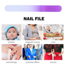 Portable Glass Nail Shiner Durable Grinding Buffer Manicure Tools (Purple) Newly