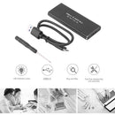 Hard Disk Case M.2 B-Key to USB 3.0 Adapter SSD Mobile External Enclosure