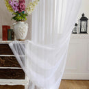 Europe Solid White Yarn Curtain Window Tulle Curtains for Living Room Kitchen Modern
