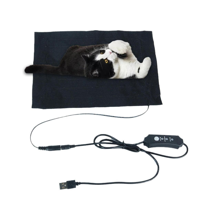 USB 3 Level Electric Heating Pad Pet Dog Cat Bed Warmer Home Office Chair MatN.#