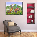 Dinosaur Pattern Full Square Drill Diamond Painting Art Craft of Animal Series