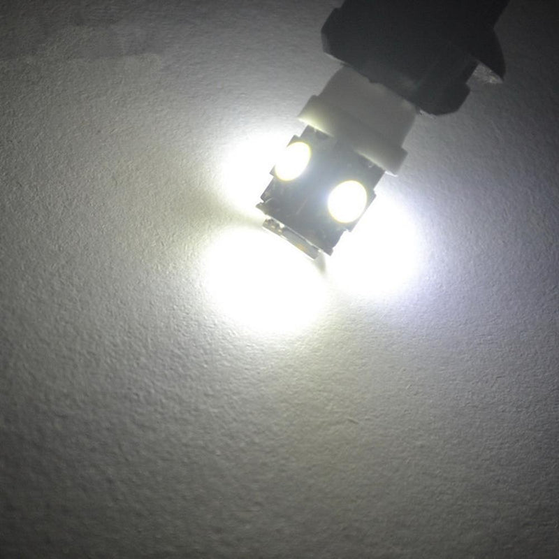 30Pcs T10 W5W 5SMD LED Bulb 5050 Car Auto Width Indicator Light (White)