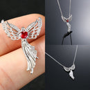 Bless Gifts Christian Angelwing Pendant Religion Prayer Jewelry Virgin Mary