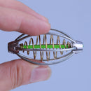 2PCS Spring+Lead Fishing Thrower Carp Fishing Catapults Fishing Bait Cage Newly