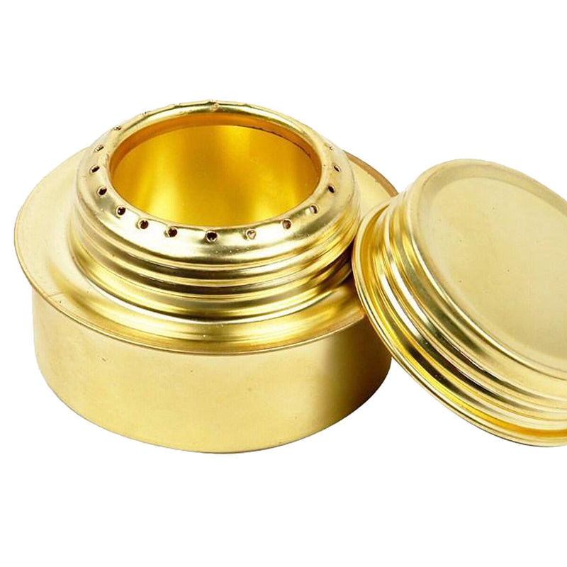 Kupferlegierung Kompakter Alkoholkocher Outdoor Ultralight Brenner Kocher