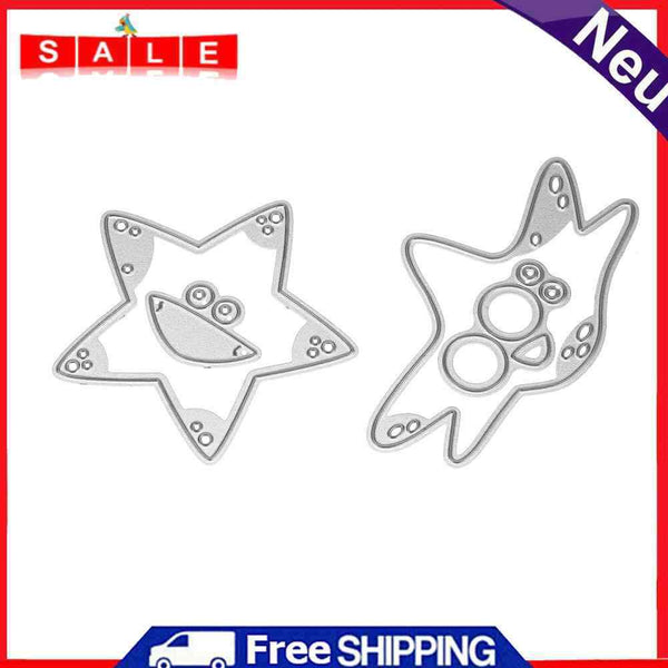 Snowvirtuos 4pcs Sea Star Metal Cutting Tools Stencils DIY Scrapbooking