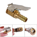 Car Pump Valve Clip Adapter 8mm Brass Auto Tire Supplies (Non-deflated) Newly