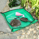 Gardening Planting Mat PE Plant Potting Pad Flower Pots Soil Mat (Green) Newly