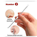 4PCS Blackhead Extractor Dots Cleaner Pore Cleaning Needles V5H0 Set Tool N4R4