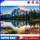 Snow Mountain DIY Painting By Numbers Kit Canvas Picture Arts Home Decor