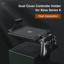 ABS Platic Dust Cover with Controller Headphone Stand for Xbox Series X Con