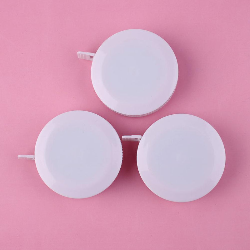 2m Retractable Measure Tape Kid Height Size Gauge Measurement Ruler (White)