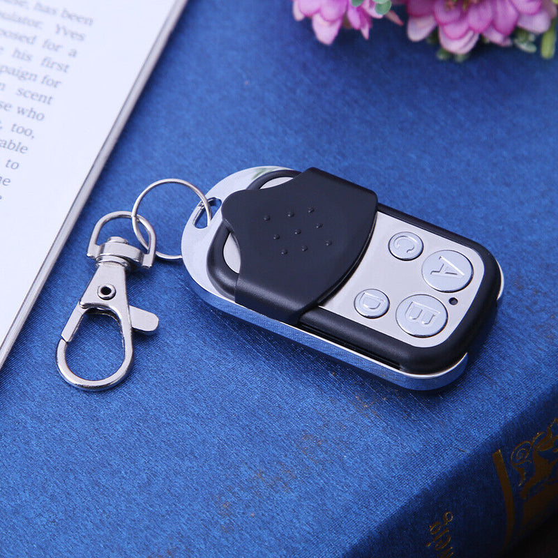 2pcs 433MHz 4CH Car Key Fob Garage Door Opener Remote Control Duplicator