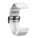 Replacement Silicone Band for Garmin Fenix 6X 5X 3 D2 Tactix Bravo (White) Newly