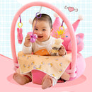 Baby Sofa Support Seat Cover Learning To Sit Chair Case No Filler (Pink) Newly