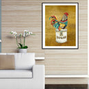 5D DIY Rooster on Candy Jar Full Round Drill Diamond Painting Kit Art Craft