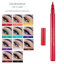 Neon Liquid Eyeliner Pencil Waterproof Color Eye Liner Women Makeup (01) Newly