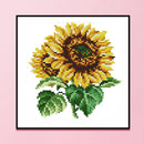 14CT Partial Cross Stitch Sunflower Counted DIY Wall Art Crafts Home Decoration