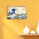 5D DIY Diamond Painting Full Round Drill Wave Ukiyoe Mosaic Rhinestone Picture