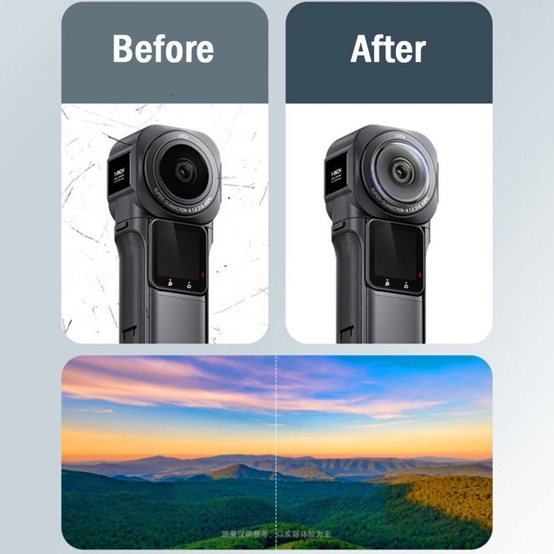 Dual-Lens Anti-Scratch Lens Protector Lens Guards For Insta360 ONE RS 1-Inch