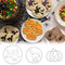 Witch Cat Pumpkin Shaped Biscuit Mold Cookie Embosser Mold Halloween Party